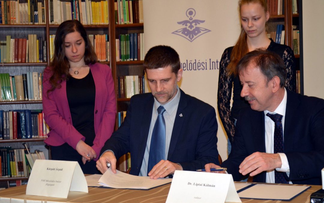 Egyetemi szakmai napon köttetett meg Egerben az új együttműködési megállapodás